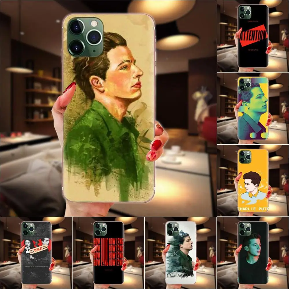 Charlie Puth Singer для Xiao mi 3 4 4C 4i 5 5S 5X6 6X8 SE Pro Lite A1 Max x 2 Note Мягкий Нескользящий
