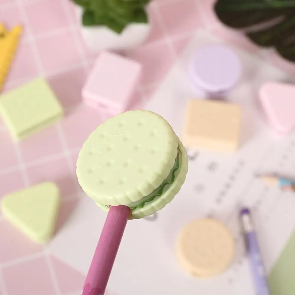 

Cute Cookie Shape Pencil Sharpener for Home Classroom Office Kids Students Stationery