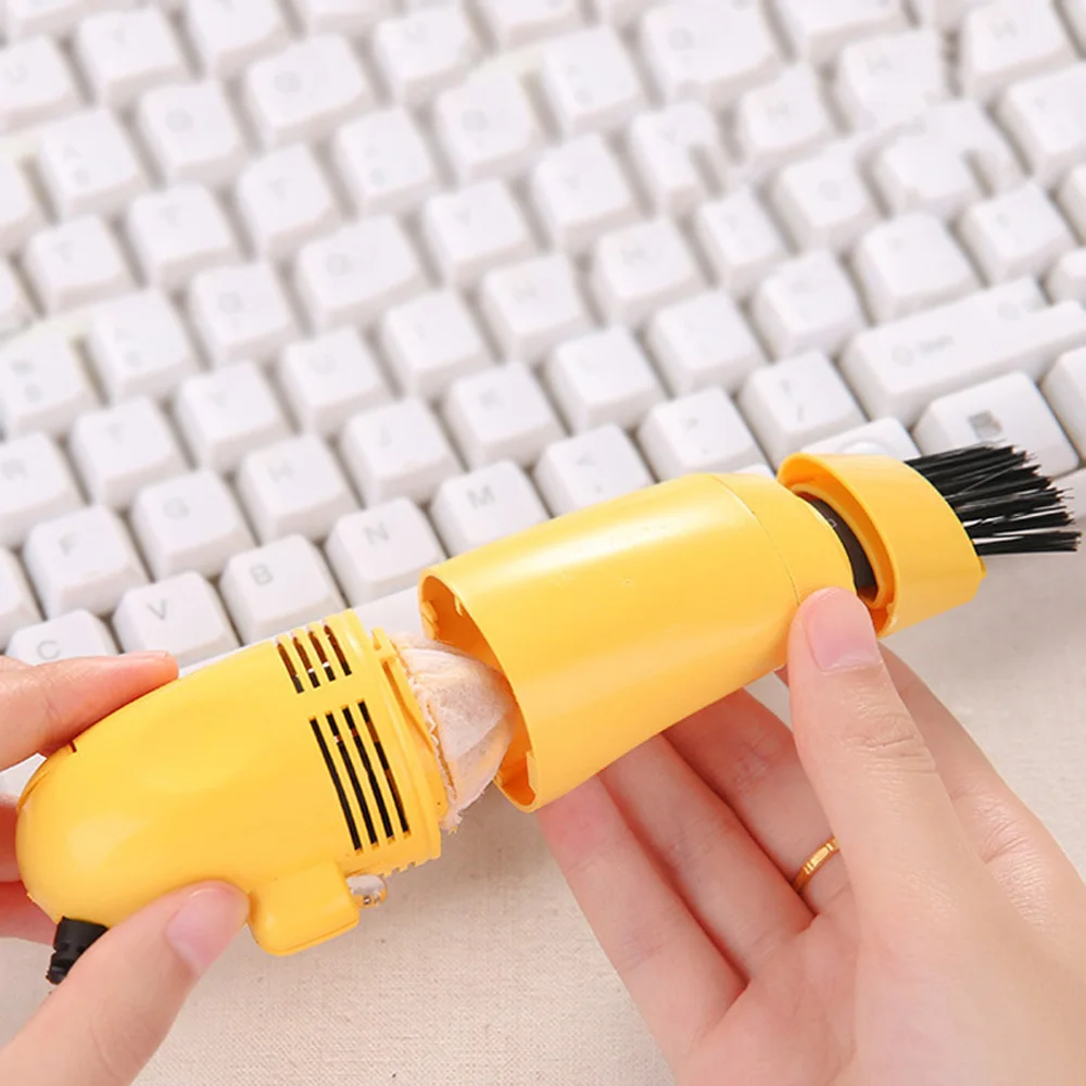 Модный Мини компьютер Вакуумный USB пылесос для клавиатуры ПК щетка для ноутбука набор для очистки пыли для ноутбука настольные компьютерные клавиатуры