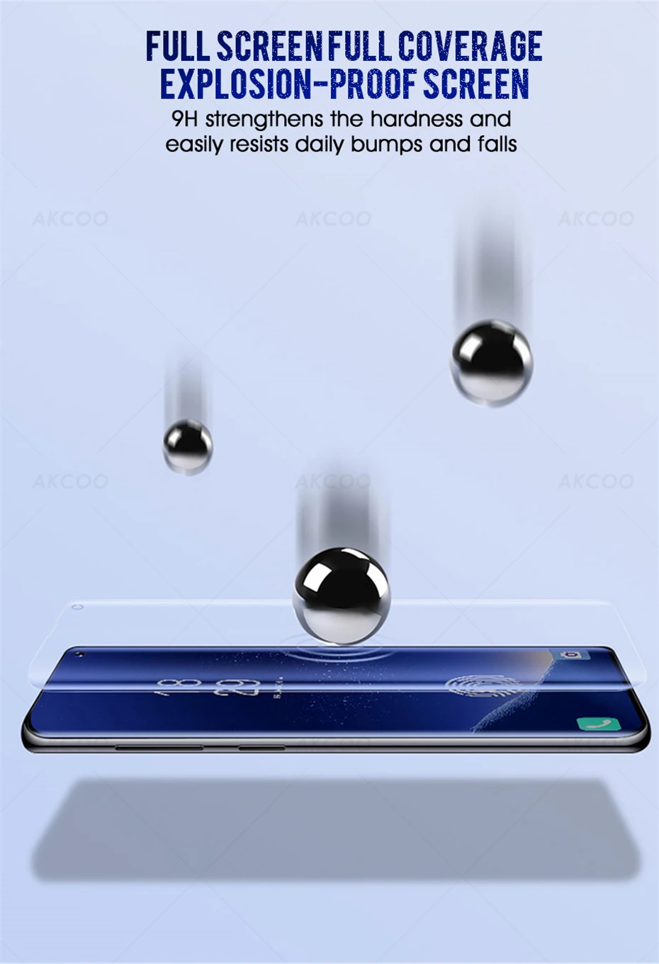 Akcoo Note 10 защитная пленка на весь экран с клеем для samsung Galaxy S7 8 9 10 Plus Note 8 9 10 Pro Гидрогелевая пленка