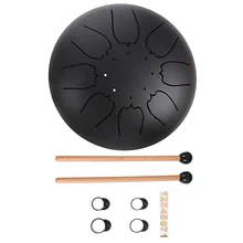 

1 Set Practical 8-tone Ethereal Drum Children Adult Portable 6-inch Drum Set