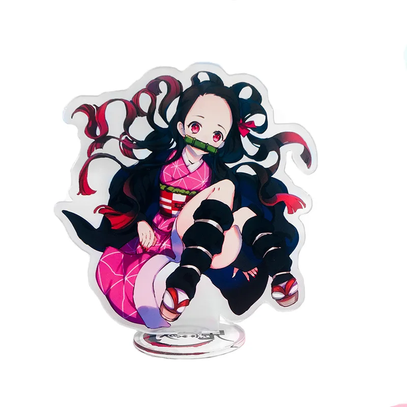 7 Demon Slayer Kimetsu no Yaiba брелок акриловые украшения Kamado Tanjirou японский косплей реквизит украшения - Цвет: 7