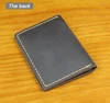 Luxury Handmade Genuine Leather Business Card Holder Men Leather Credit Card Case Small Women Card ID Holder Cover Card Wallet 3