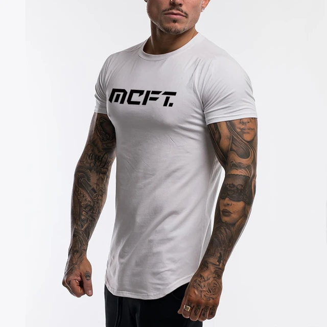 Brand MCFT Lifestyle Short Sleeve T-shirt Men Quick Drying Gym Workout T- shirt Bodybuilding Tshirt Fitness Tee Shirt Homme - AliExpress