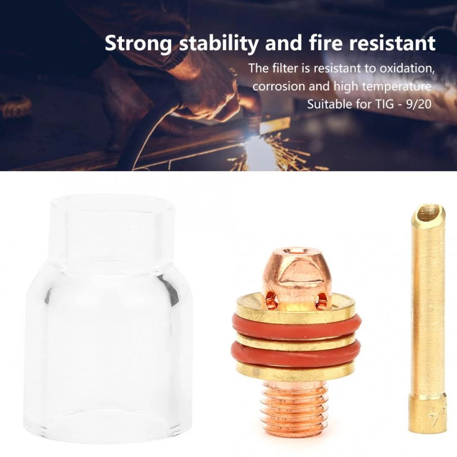 TIG Welding Torch Stubby Gas Lens Anti-Oxidation Tungsten Pin Collet+Connection Rod 2.4MM TIG Welding Torch Stubby Gas Lens Anti-Oxidation Tungsten Pin Collet+Connection Rod 2.4MM