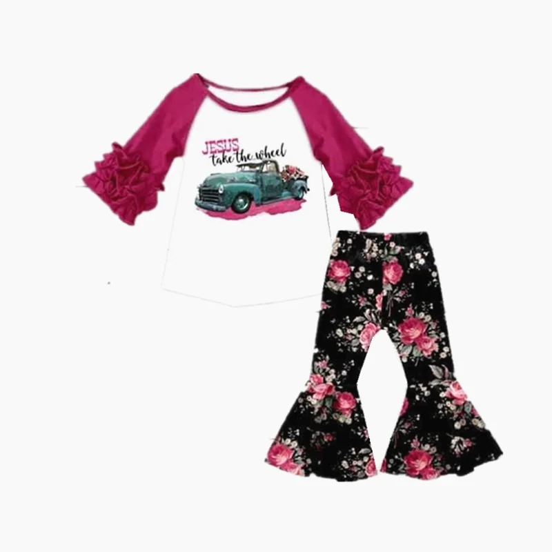 2020 весенняя одежда для маленьких девочек с принтом машины эксклюзивная | Мать и