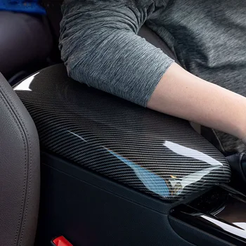 

Stowing Tidying Armrest box protect decoration stickers cover Interior Auto Accessories Car styling For BMW 3 Serise F30 3gt F34