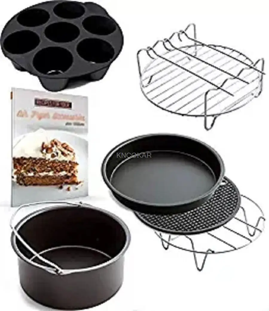 ir Fryer Accessories 9" Baking Basket Grill and Pizza Plate for 9in12 pieces 5.3QT-6.8qtupD400