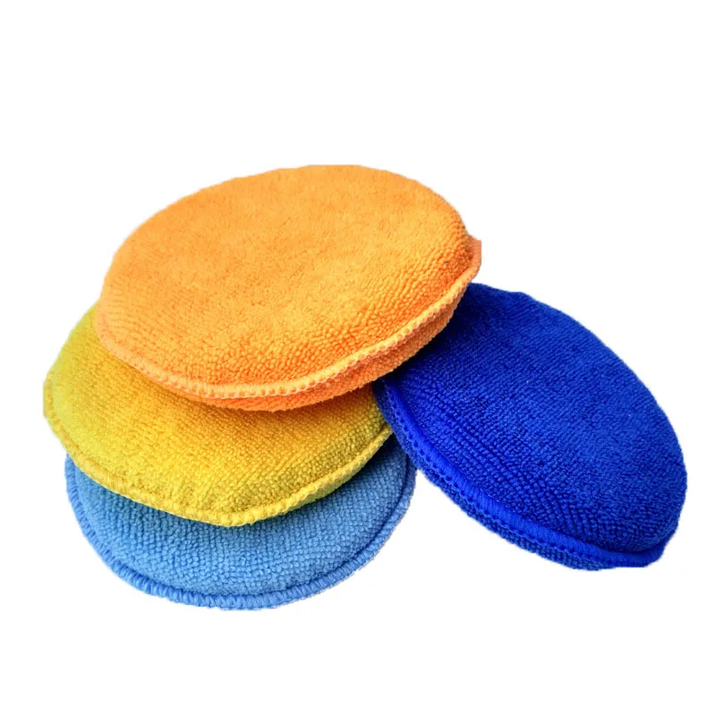Multifunctional Protable Car Microfiber Waxing Polishing Sponge Small