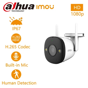 

Dahua Full Color Night Vision Camera Imou Bullet 2E 1080P WiFi Outdoor Waterproof Home Security Human Detect Smart Alarm Ip Cam