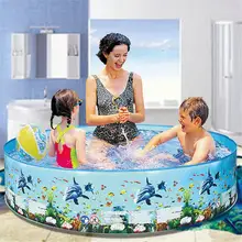 Kids Inflatable Pools Paddling Swimming-Pool Outdoor Baby Family Children Round Large