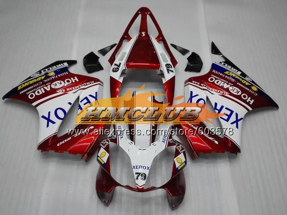 No. 23 Корпус для HONDA перехватчик VFR800R VFR800RR 1998 1999 2000 2001 87CL. 96 VFR 800RR 800 RR VFR800 98 99 00 01 обтекатель, цвет красный, белый - Color: No. 23