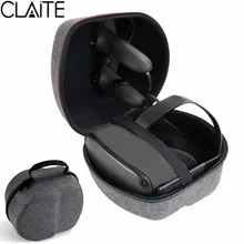 CLAITE VR защитная сумка коробка для хранения Жесткий EVA Дорожный Чехол для Переноски Чехол для Oculus-Quest Система виртуальной реальности и аксессуары