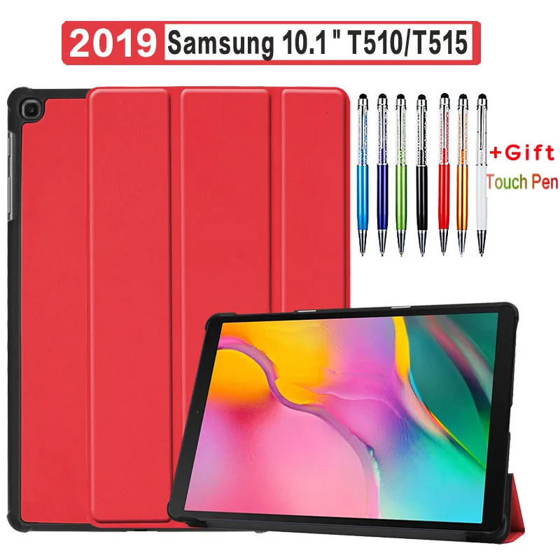 Чехол-книжка для Samsung Galaxy Tab A 10 1 тонкий чехол планшета TAB a 2019 дюйма SM T515 T510 с