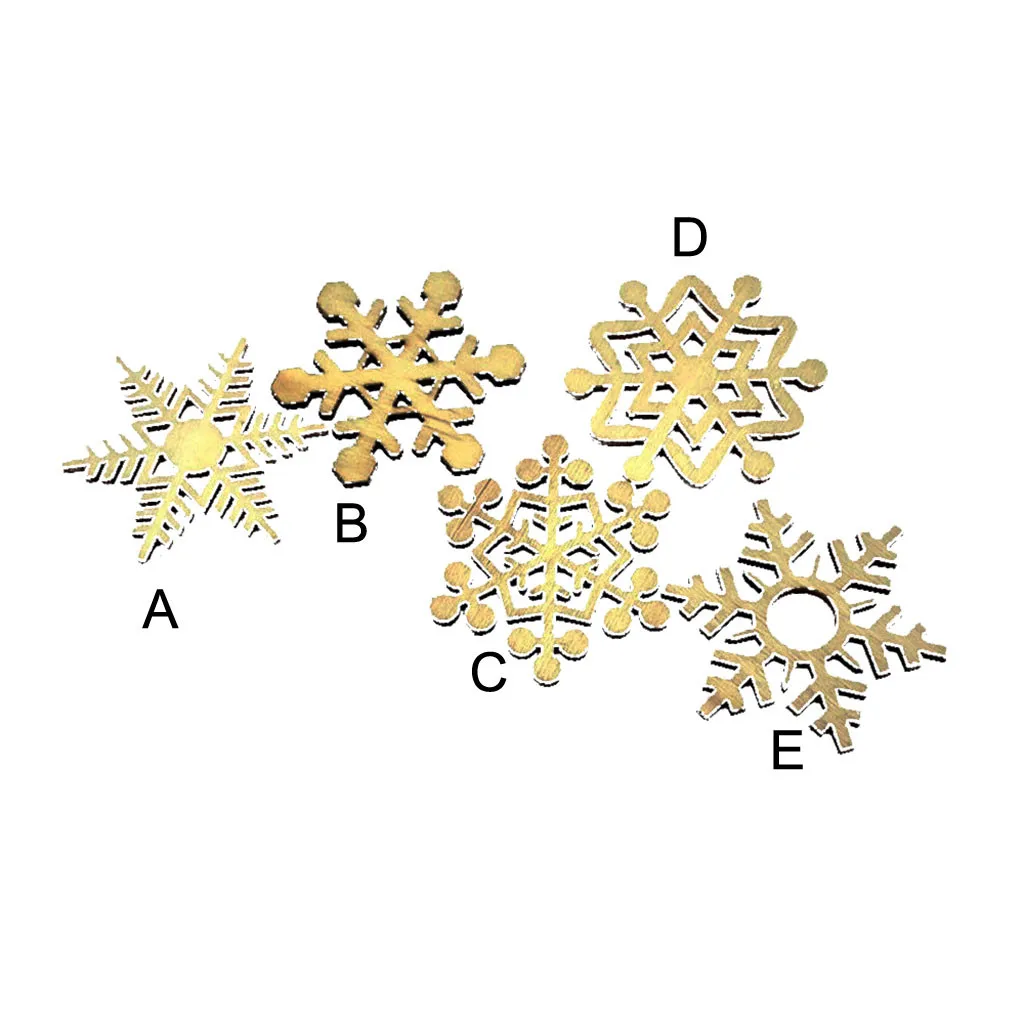 20 шт Ассорти деревянная Снежинка Рождественская Свадебная елка висячие украшения Рождественская кружка подставки держатель чашки коврики navidad F95