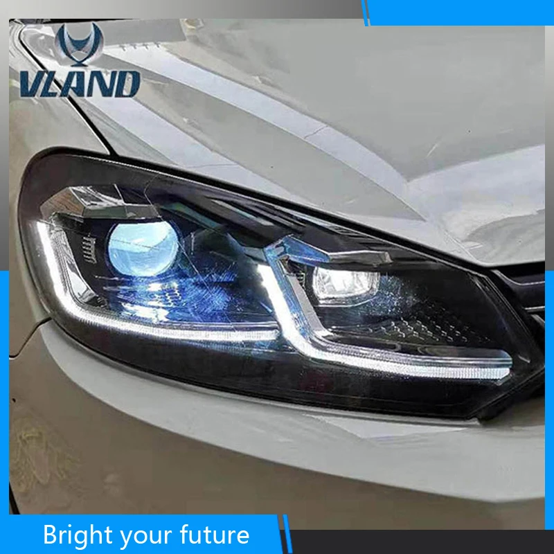 Светодиодные фары Golf 7 5 для Volkswagen 6 Gti MK6 2009 2010 2012 GOLF светодиодный головной