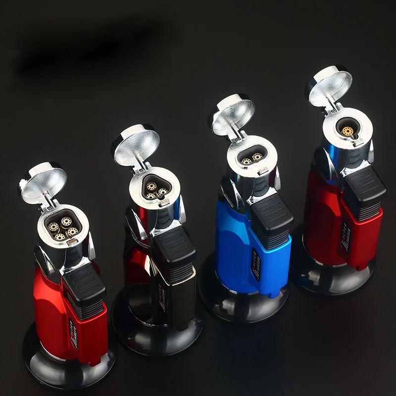 

High Capacity Gun Kitchen Cooking Smoking Lighters Butane Jet Turbo Lighter Gas Lighter Cigarettes Lighters Gadgets for Men
