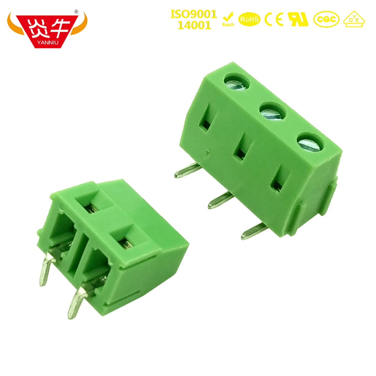 10Pcs KF128R 7.62 2P 3P PCB CONNECTOR  SCREW TERMINAL BLOCK DG128R 7.62mm 2PIN 3PIN PHOENIX CONTACT DEGSON KEFA YANNIU 10pcs psc4 7 5 1p 3p transformer teminal block 7 5mm 1pin 2pin can be stitched phoenix contact degson kefa yanniu