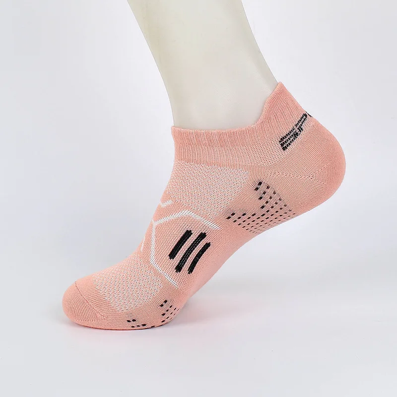 Breathable Bright Color Athletic Ankle Socks - Women's Outdoor Sports No Show Socks
