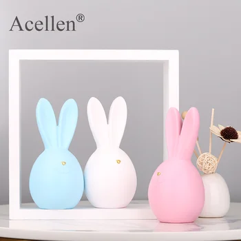 

Nordic Cute Resin Mini Rabbit Easter Decoration Decoration Girl Room Decoration Creative Child Birthday Gift Garden Statue