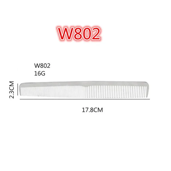 W802 1 шт. расческа для волос из нержавеющей стали, Профессиональная парикмахерская расческа, 5 типов расчесок для стрижки волос для парикмахеров, прическа - Цвет: W802