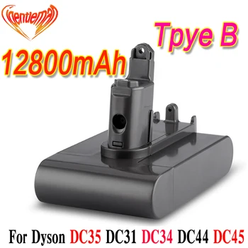 

22.2V 12800mAh ( Only Fit Type B ) Li-ion Vacuum Battery for Dyson DC35, DC45 DC31, DC34, DC44, DC31 Animal, DC35 Animal & 4.8Ah