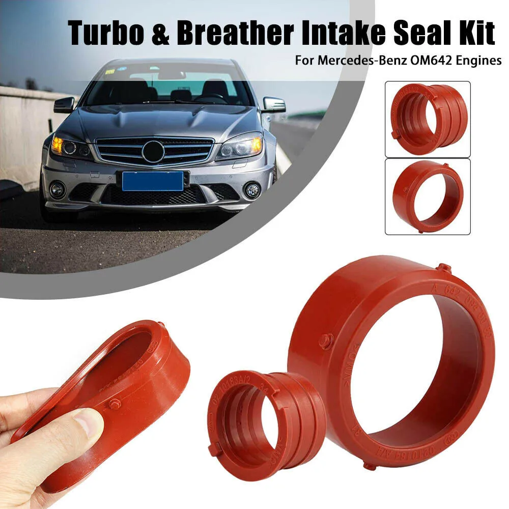 Engine Breather Seal For -Mercedes OM642 Red Turbo & Intake Kit A6420940080 A6420940580 | Автомобили и мотоциклы