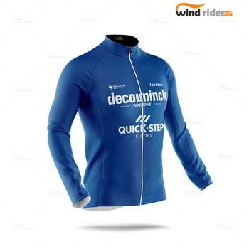 

2020 Quick Step Cycling Clothing Long Sleeve Jersey Pro Team Spring Autumn Breathable Uniform Quick Dry Outdoor Sportswear