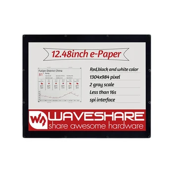 

BlueRaven 12.48inch E-Ink display module, 1304*984 resolution,red/black/white three-color, SPI interface