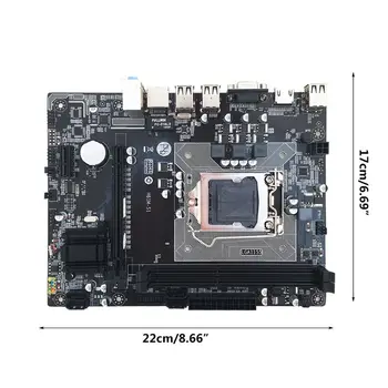 

H61M C Desktop Computer Motherboard 1155 Pin CPU Interface DDR3 Memory Mainboard R2JB