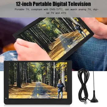 

12 Inch Car TV Lcd Mini Digital TV Leadstar 1080P Portable 16:9 Led Handheld Dvb-T/ Digital TV Television Player TV Portatil new