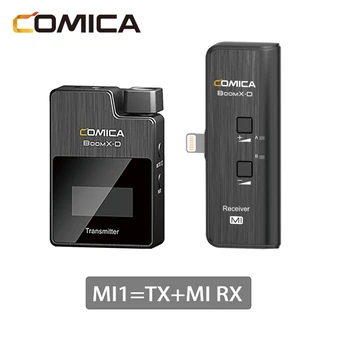 

COMICA BoomXD MI1 2.4G Digital Wireless Microphone For Transmitter Receiver Mic with Lightning Connector