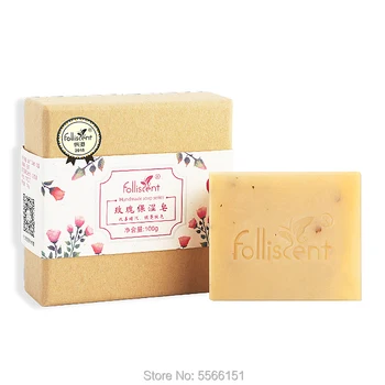 

Pure rose extract Deep Cleaner Removal Pimple Pores Acne Treatment ROSE SOAP Moisturizing Face Wash Soap Skin