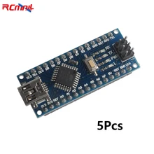 

5Pcs Mini USB Nano 3.0 ATMEGA328P Module Micro Controller Board For Arduino, CH340 Chip