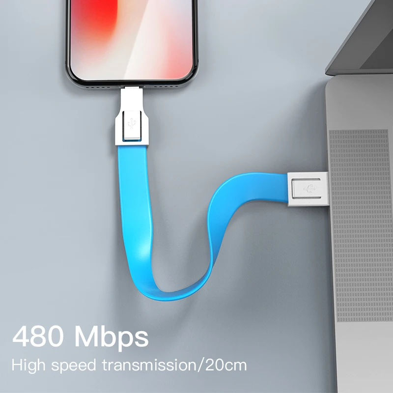 ! ACCEZZ для iphone кабель Быстрая зарядка XR XS MAX X 8 7 6 5 Plus Ipad mini короткий USB брелок