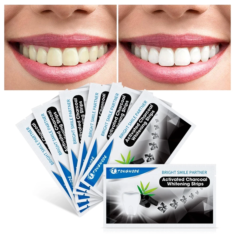 Charcoal Teeth Dentist-Tools Whitening-Strips Tooth Bleaching-Kit False-Teeth-Veneers