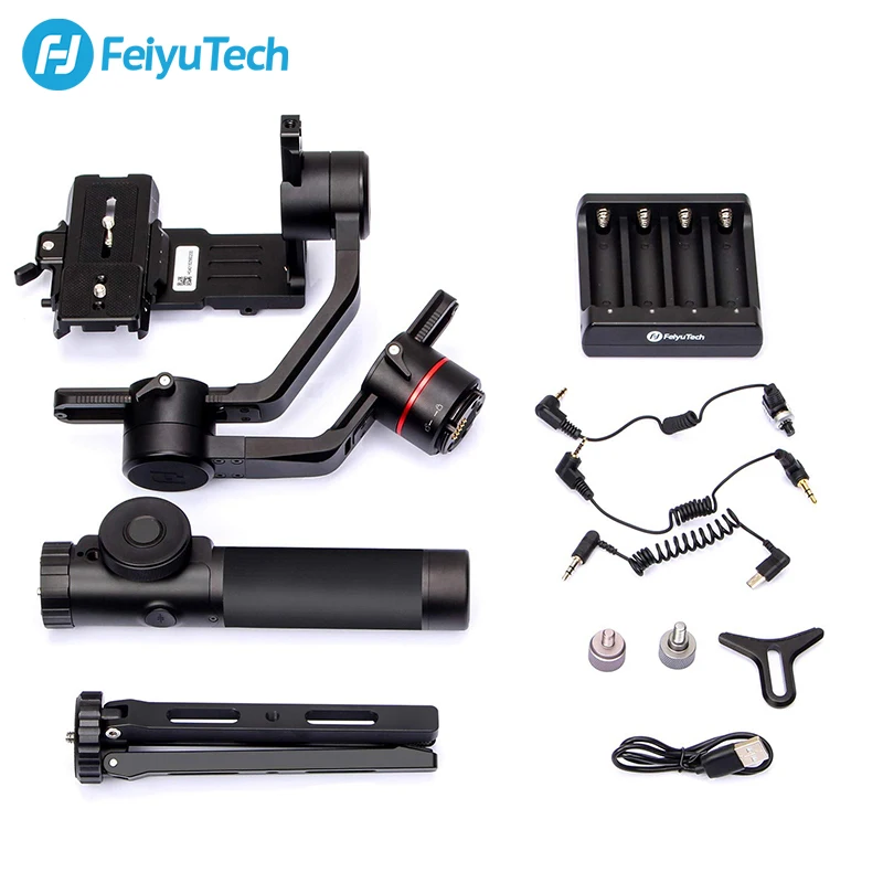 FeiyuTech AK2000 3-осевой Камера карданный стабилизатор DSLR штатив-Трипод с фокусировочное кольцо для sony Canon 5D Panasonic GH5 Nikon 5D 2,8 кг