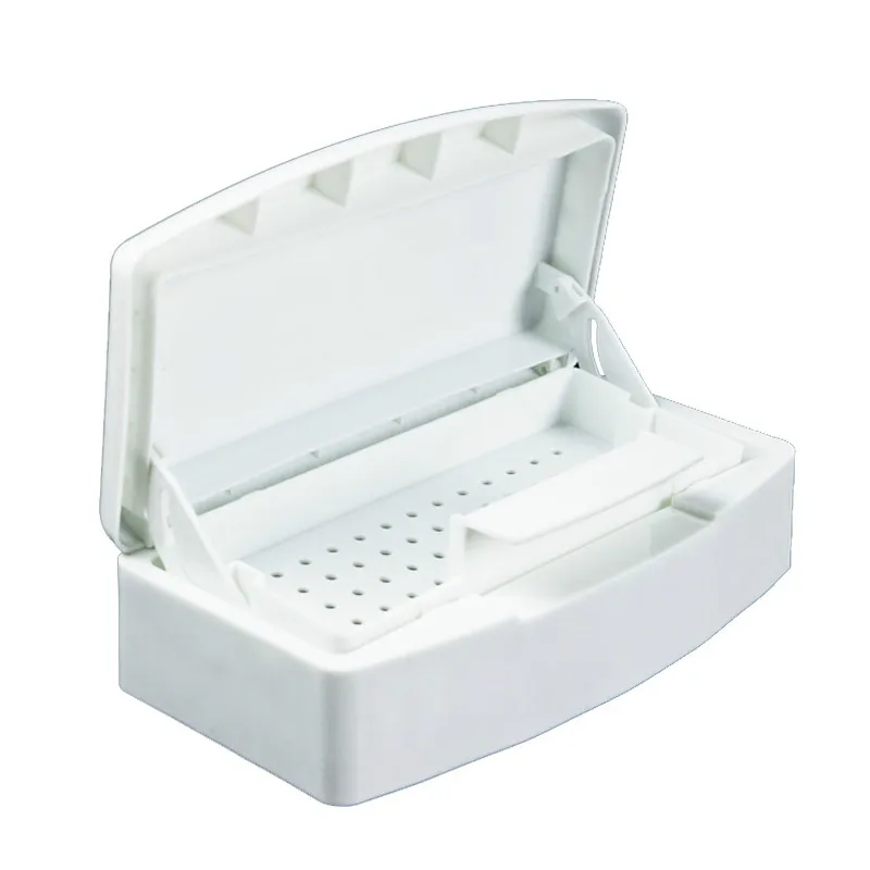 

Sterilizer Tray Box Alcohol Disinfection Box Salon Nail Metal Tools Disinfector Manicure Implement Tool Disinfection Tray