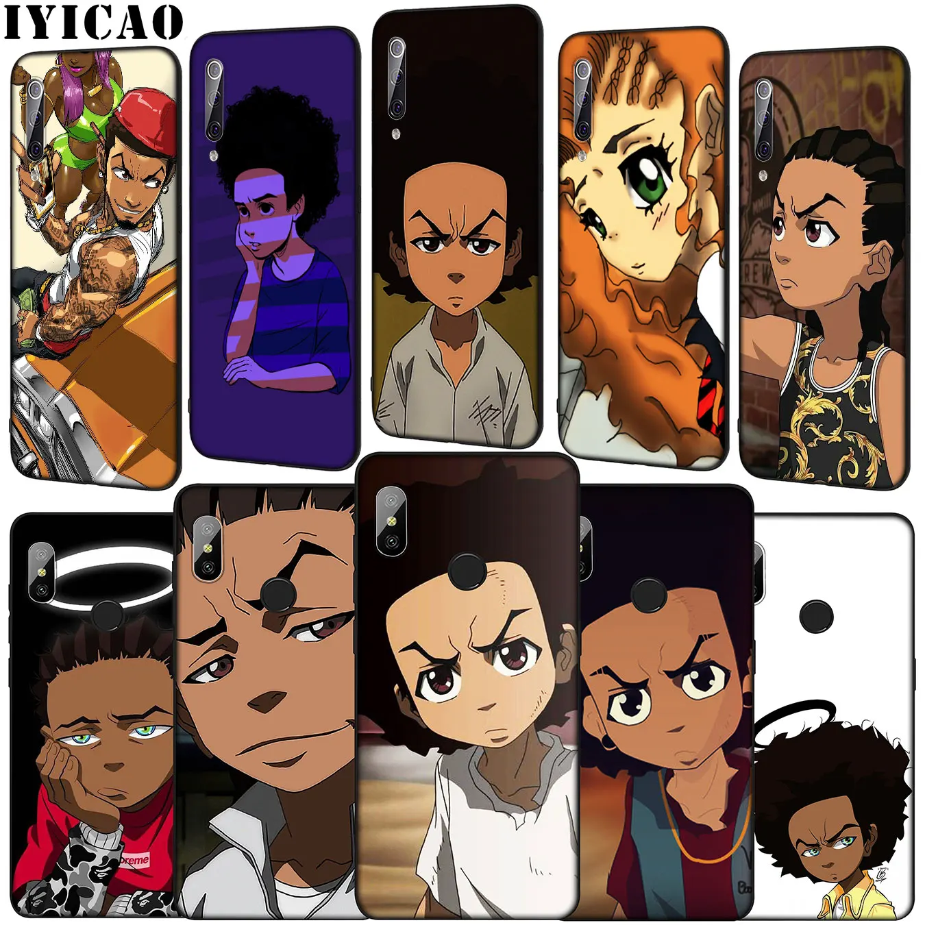 Мягкий чехол для телефона IYICAO Huey Freeman Boondocks Xiaomi Mi 10 9 9T A3 Pro CC9 CC9E 8 SE A2 Lite A1 6 pocophone f1 Mi9 |