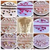50Pcs/Lot Colorful Satin Cloth Button Wedding Dress Back Coat Shirt Diy Clothes Decoration (Send 1M Same Color Buckle Rope ) 2