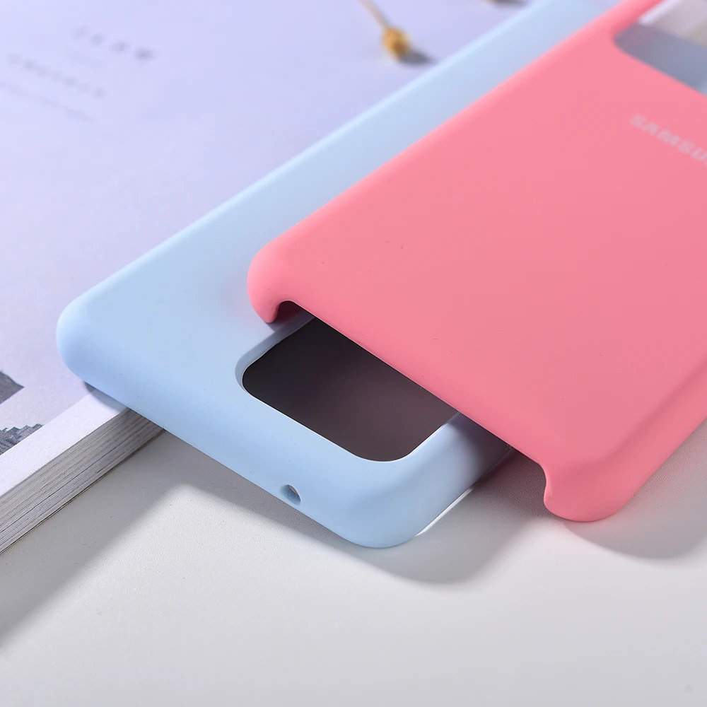 Оригинал Samsung Galaxy S20 плюс Примечание 20 Ультра чехол из жидкого силикона FE A21s