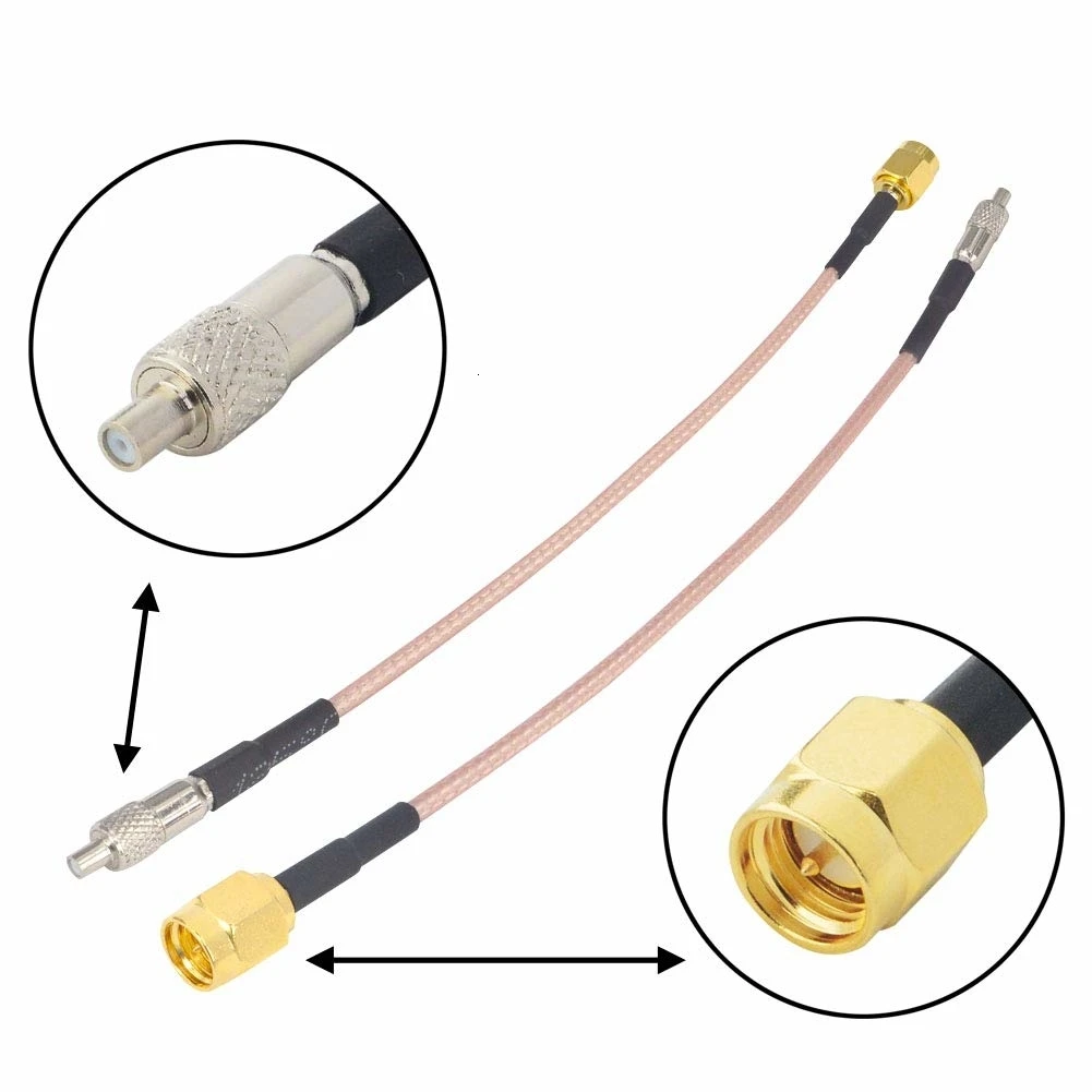 

Rf Coaxial Cable Ts9 Mother To Sma General Head Directly Connector Jumper Rg316 Extended Line 15 Centimeter 2 Paper Dress