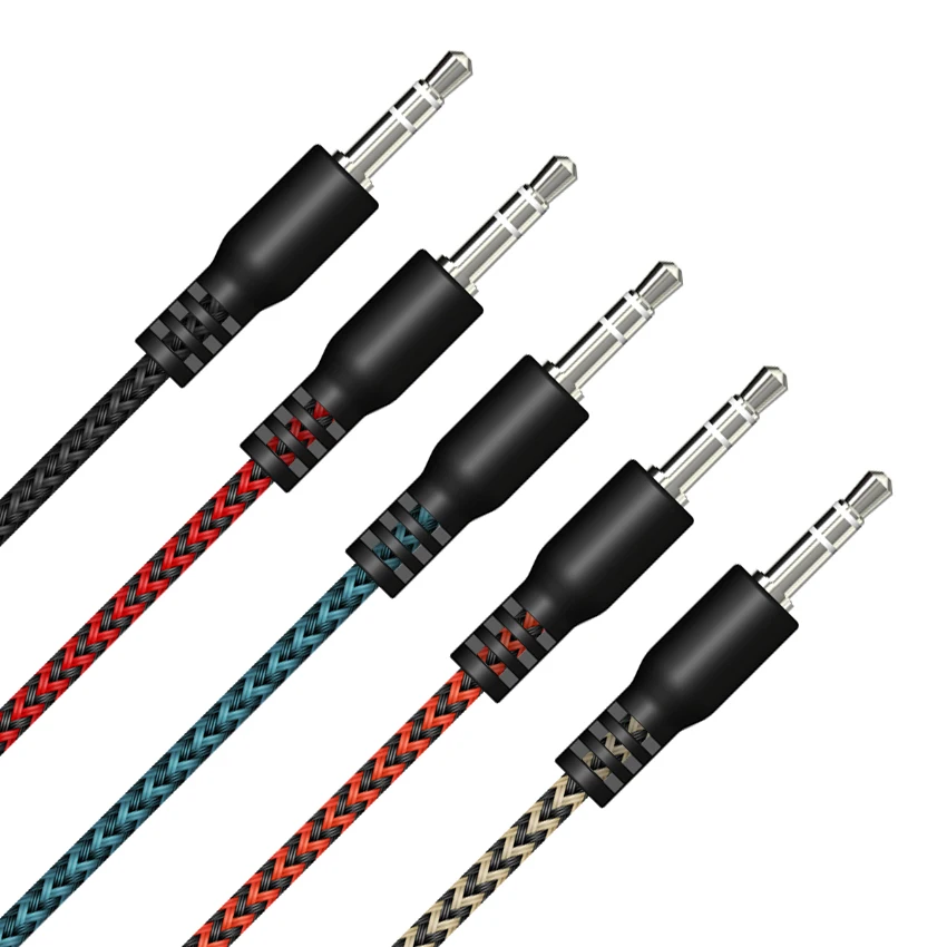 Jack 3 5 Audio Cable 3 5mm Speaker Line Aux Cable for iPhone 6 Samsung galaxy s8 Car Headphone Xiaomi 500pcs lot