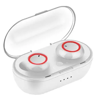 

TWS 5.0 Bluetooth Earphone Headset Power Wireless Earbuds IPX6 Waterproof Sport Earphone Stereo Bass Earpiece For Xiaomi Huawei