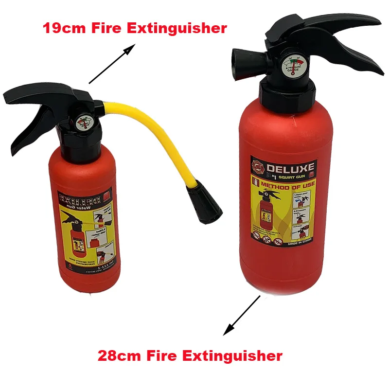

Simulation Fire Extinguisher Toy Plastic Water Gun Mini Spray Style Exercise Toys Kids Bathtub Beach Squirt Toy Pretend Play Toy