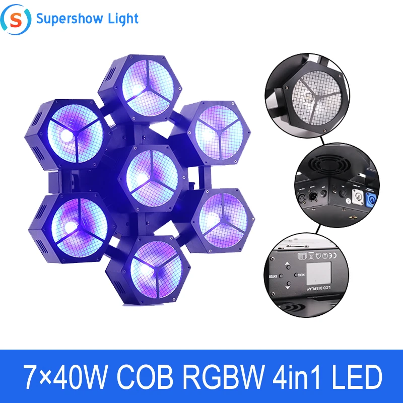 Новые зимние лепестки сценический светильник ing DMX 512 бар 7 Eyes Led задний план мыть Dj
