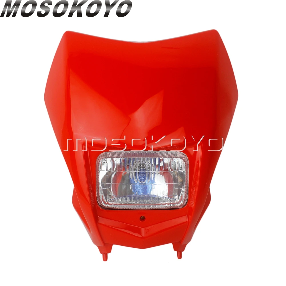 Мотокросса MX Enduro фар для Honda CRF150F CRF230F супермото Байк Фары Универсальный Yamaha Suzuki2015