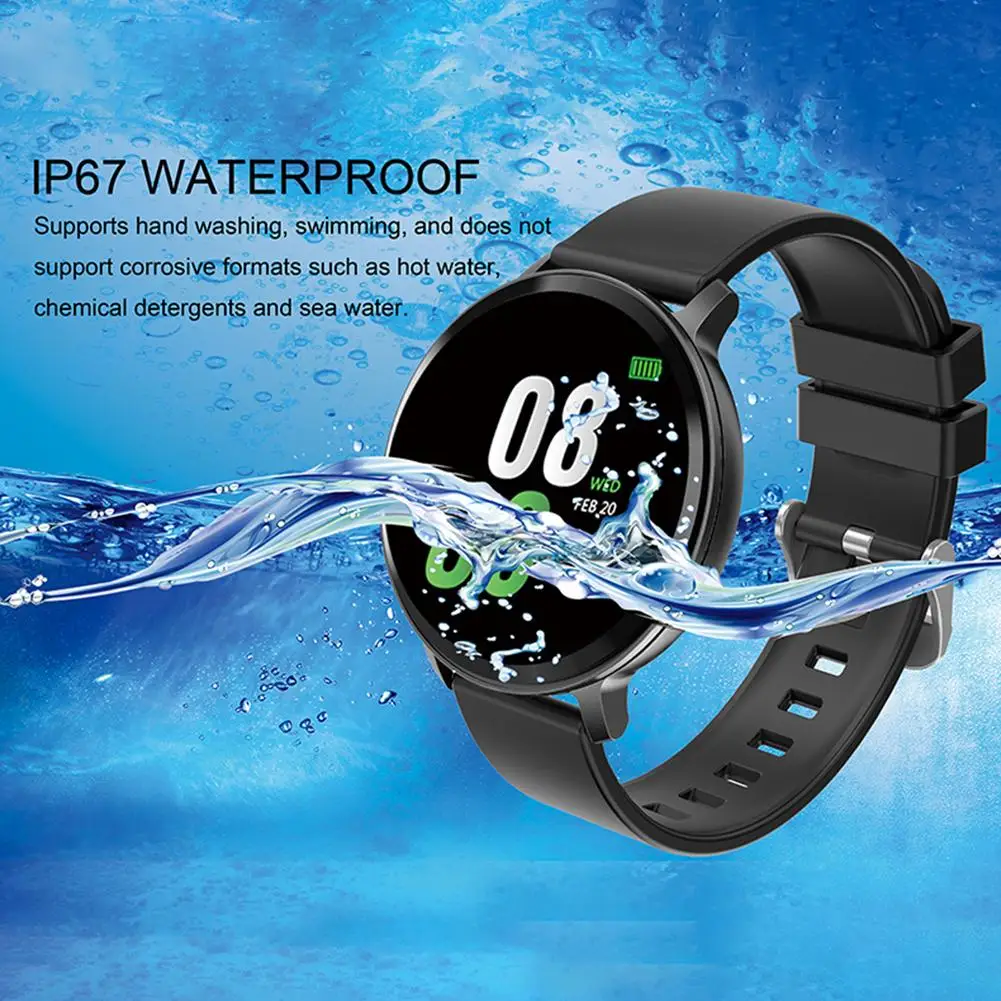 S8 Smartwatch Sport Waterproof  Man FitnessTracker Heart Rate SleepTracker Smart Bracelet Call Information Reminder Relo Digital