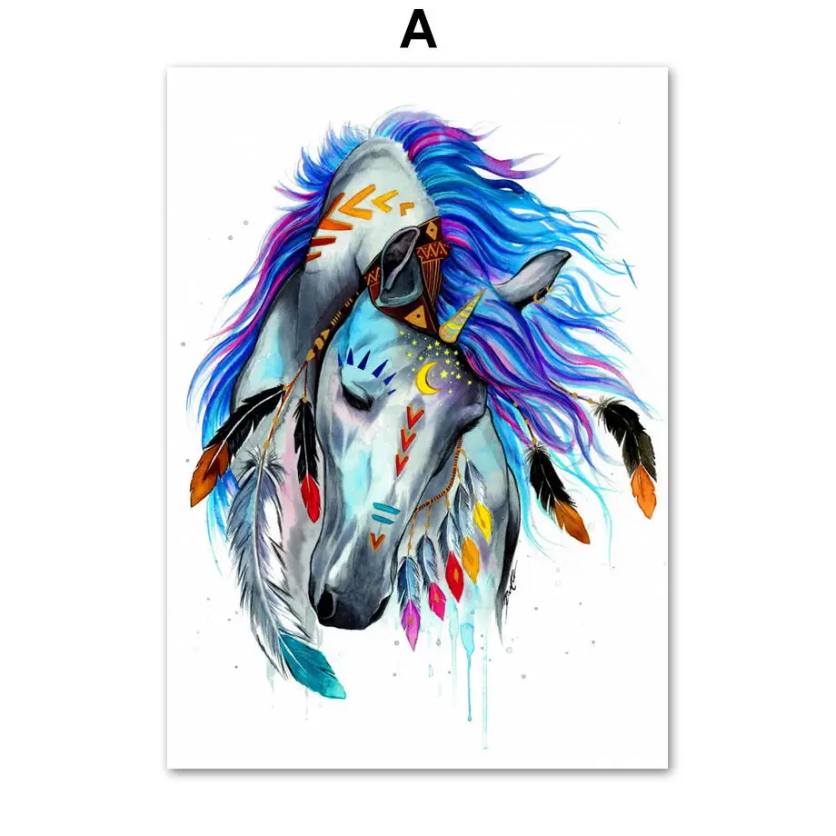 Lion-Fox-Owl-Turtle-Tiger-Horse-Nordic-Posters-And-Prints-Wall-Art-Canvas-Painting-Animal-Wall (3)