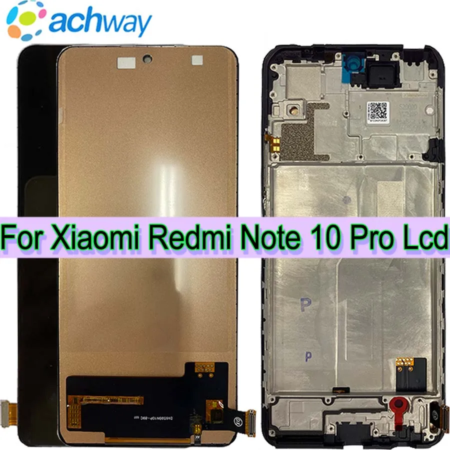 

6.67" For Xiaomi Redmi Note 10 Pro LCD Display Touch Panel Screen Digitizer For Xiaomi Poco X4 Pro 5G LCD M2101K6G Display
